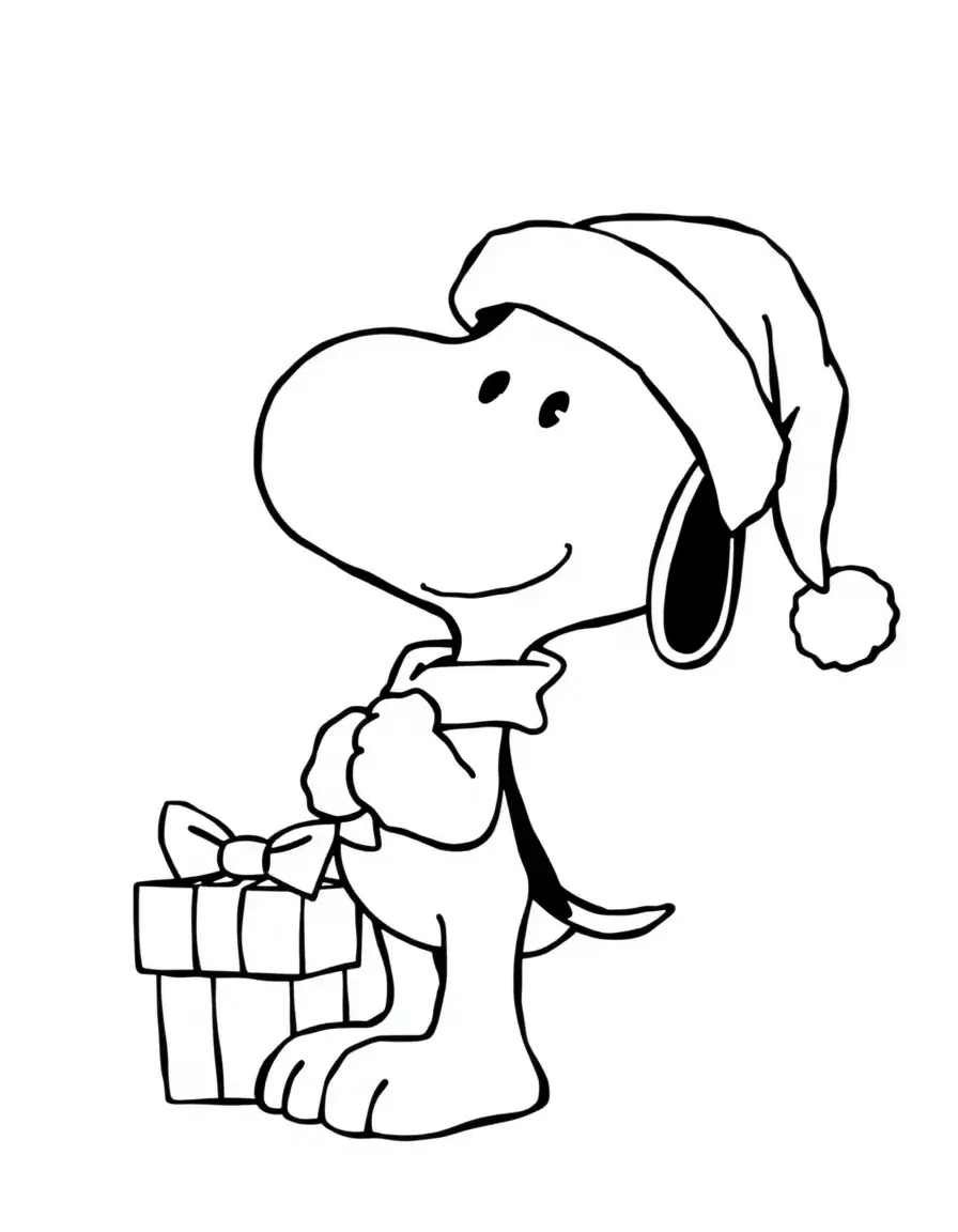 snoopy wishes you a merry christmas