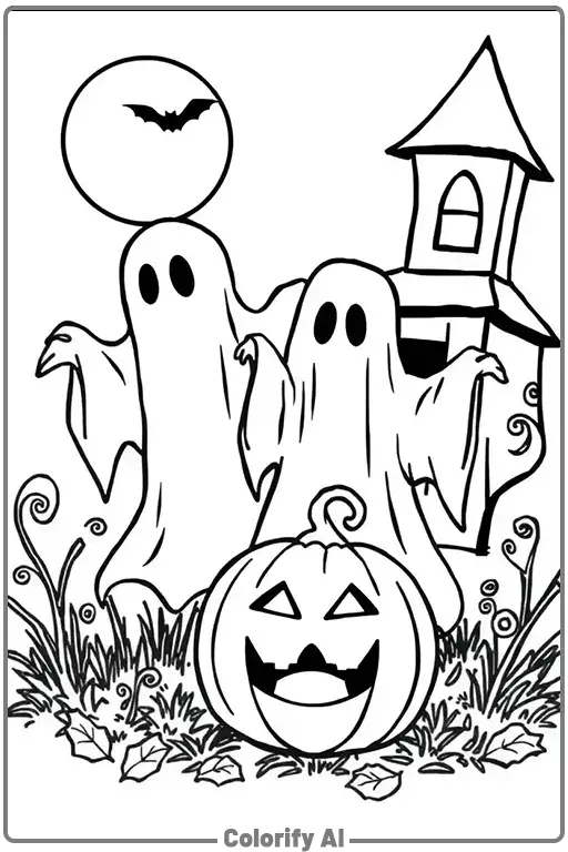 Halloween Coloring Page