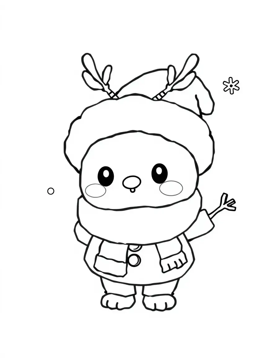 this is a kawaii cute christmas gif for you