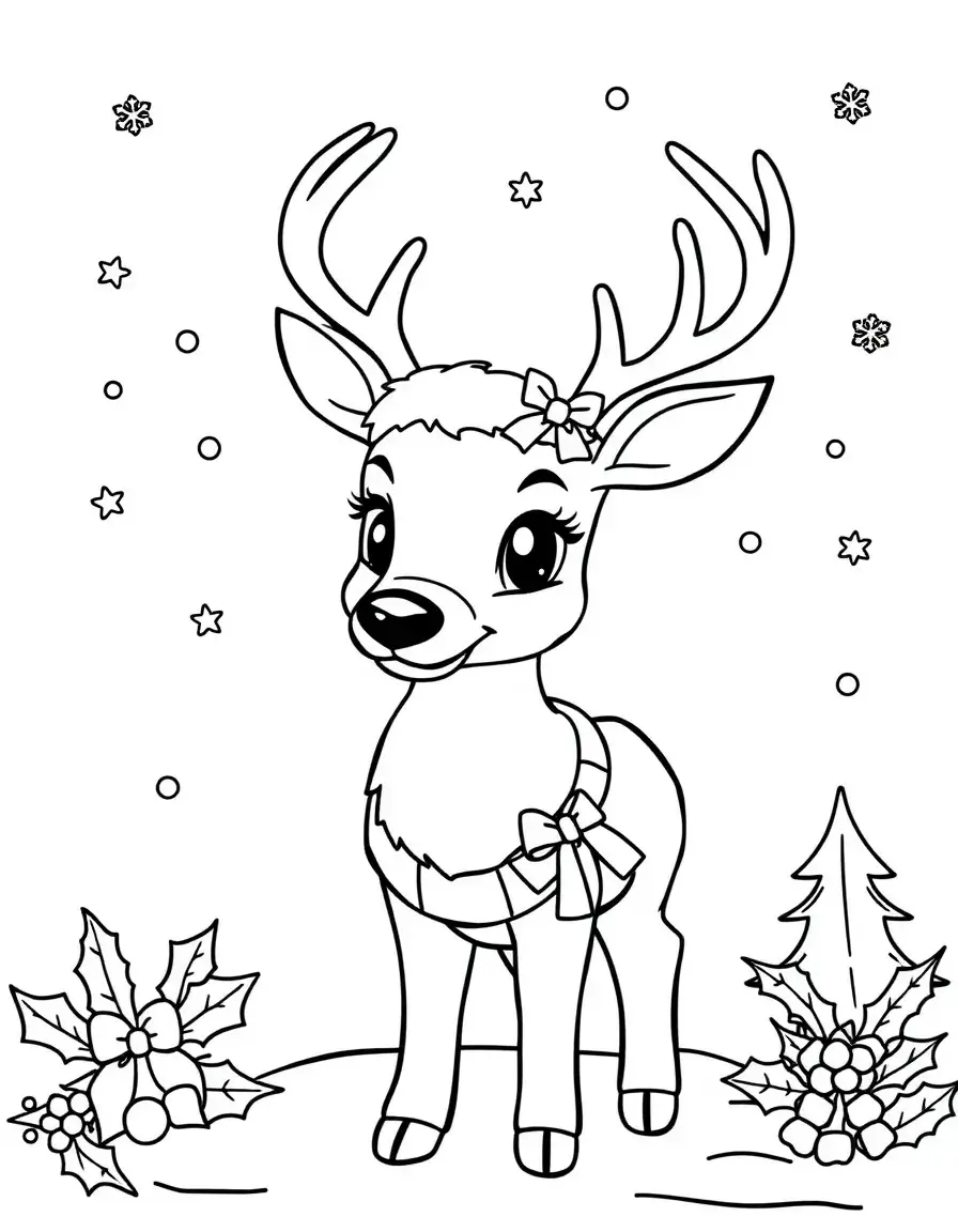The deer represents happiness and is coming towards you.