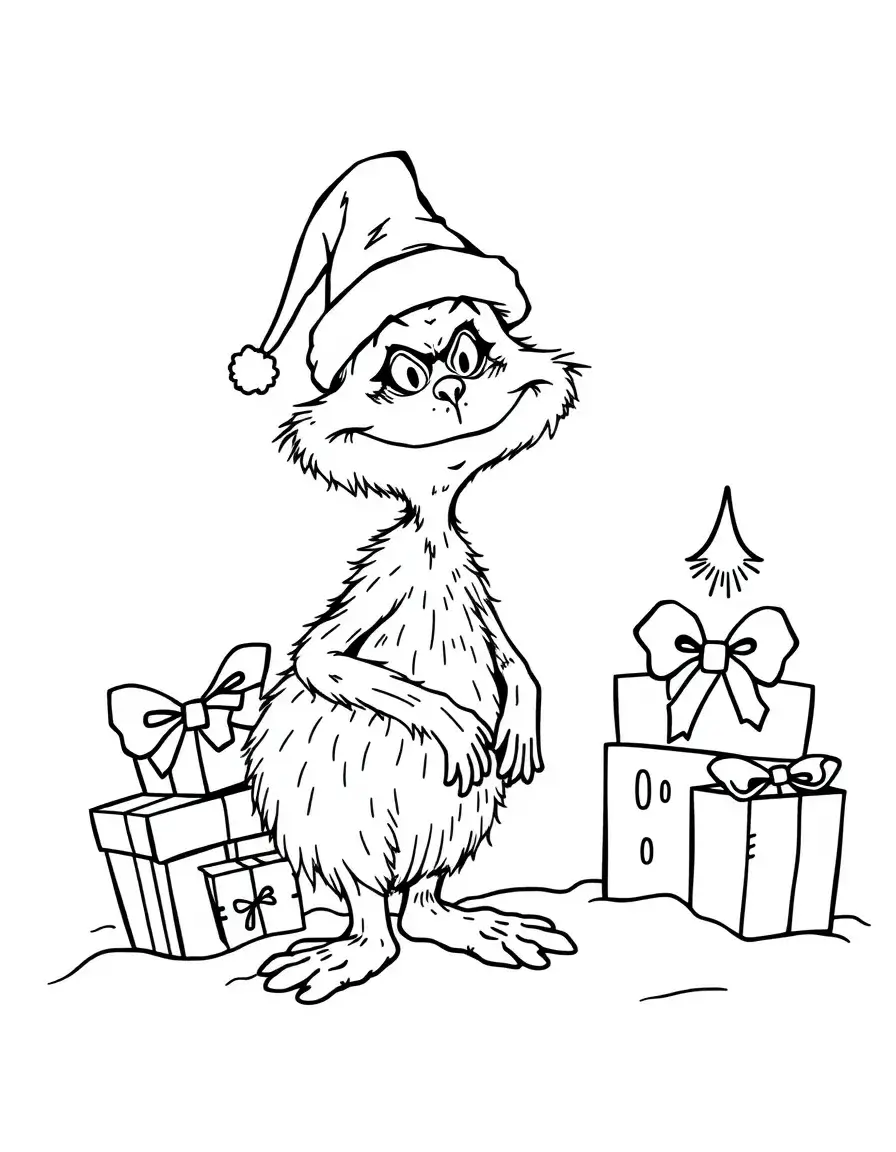 grinch is wishing you a merry Christmas