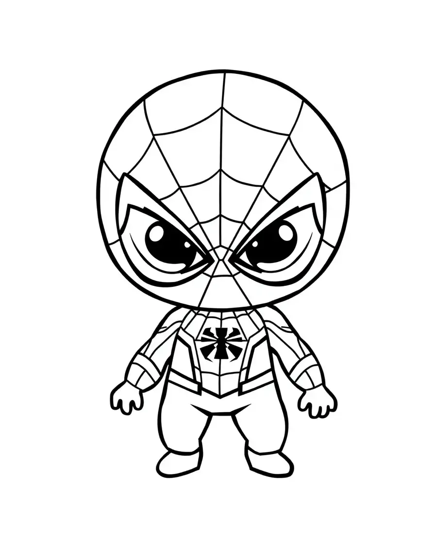 Spider-Man is on a mission, he is a little small