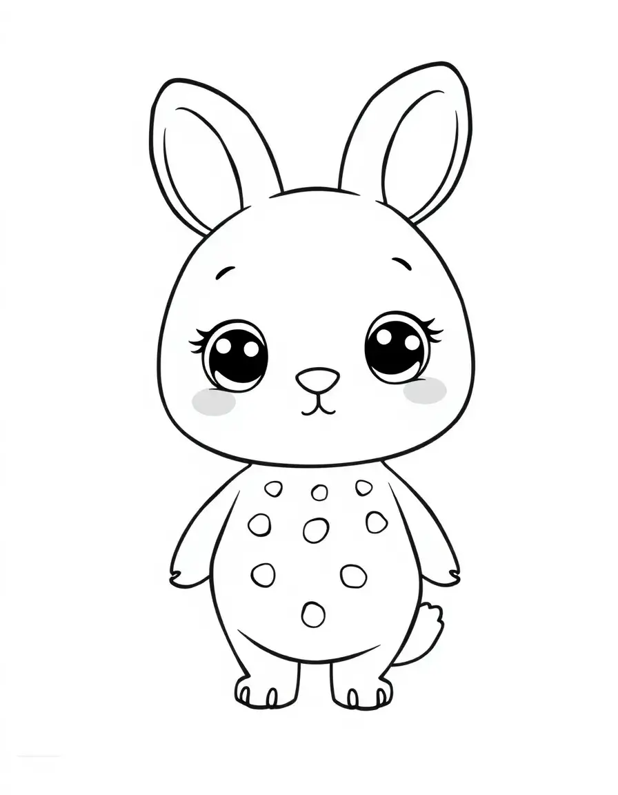 Easter is very cute and has big eyes.