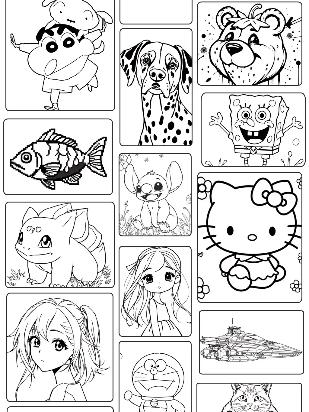 1000+ Free Printable Coloring Pages Online