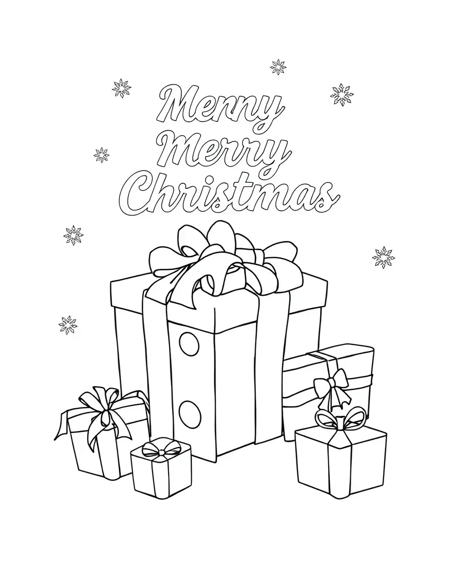 There were so many Christmas presents, they were piled up like a mountain.