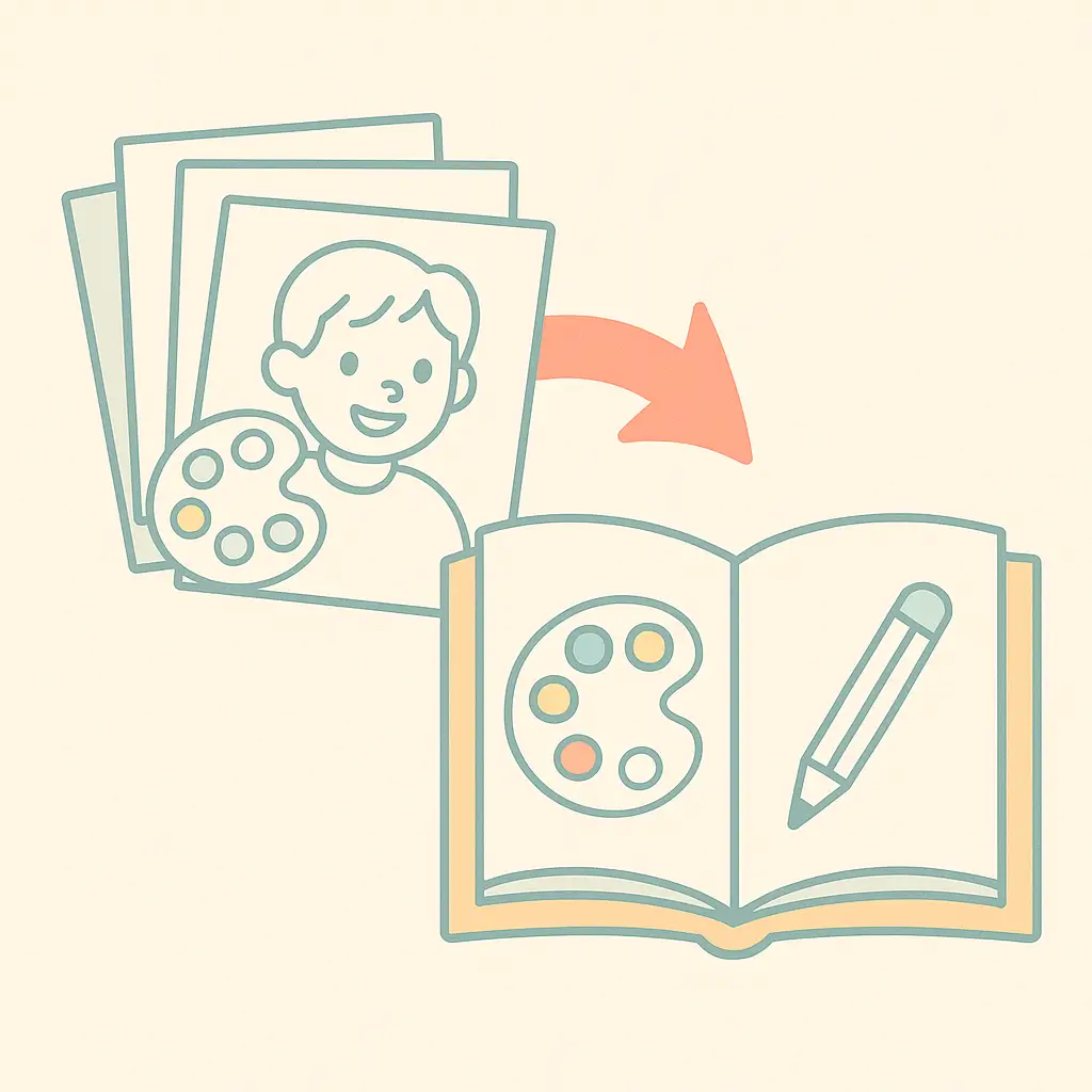 Create Printable Coloring Book with Image-to-PDF Tool