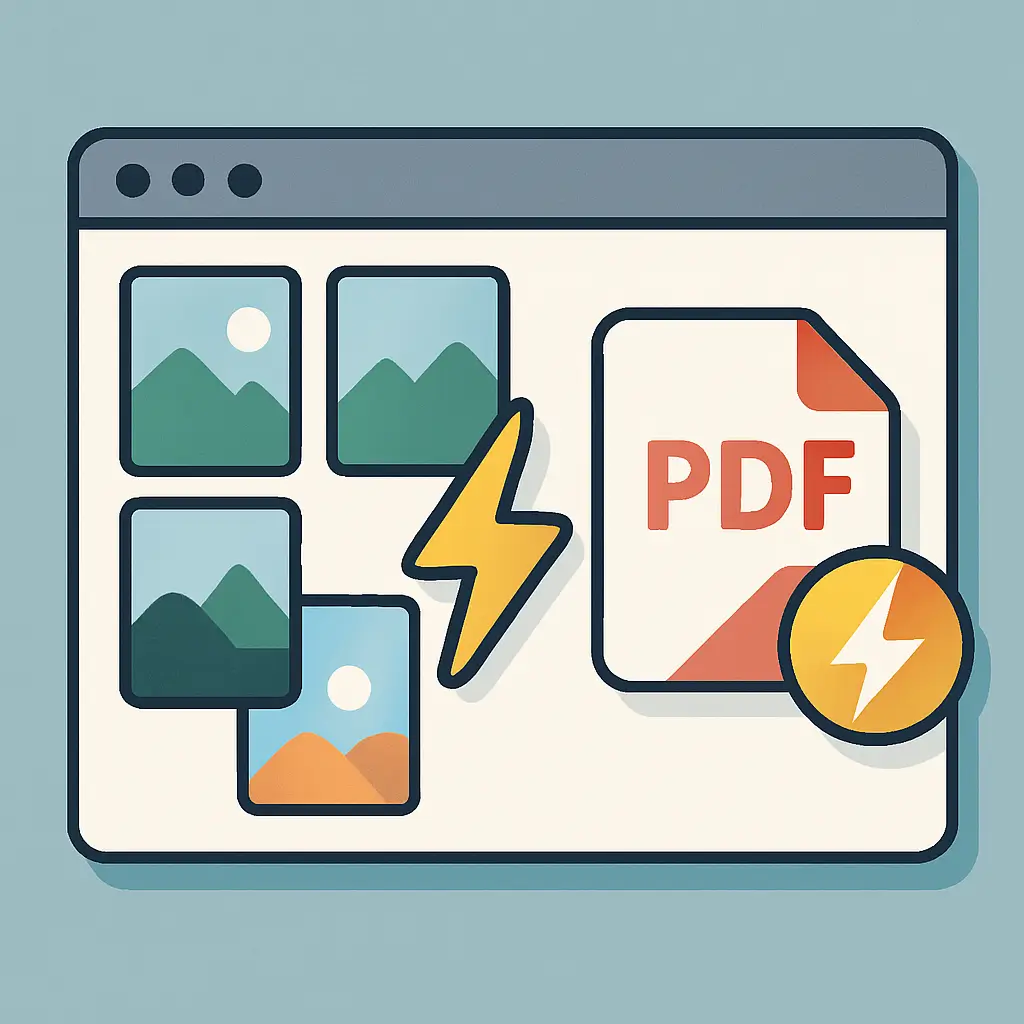Convert Images to PDF File in 1 Second