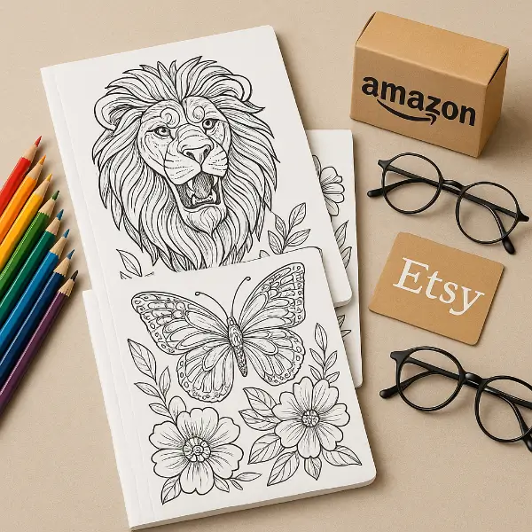 Selling Coloring Books on Amazon or Etsy