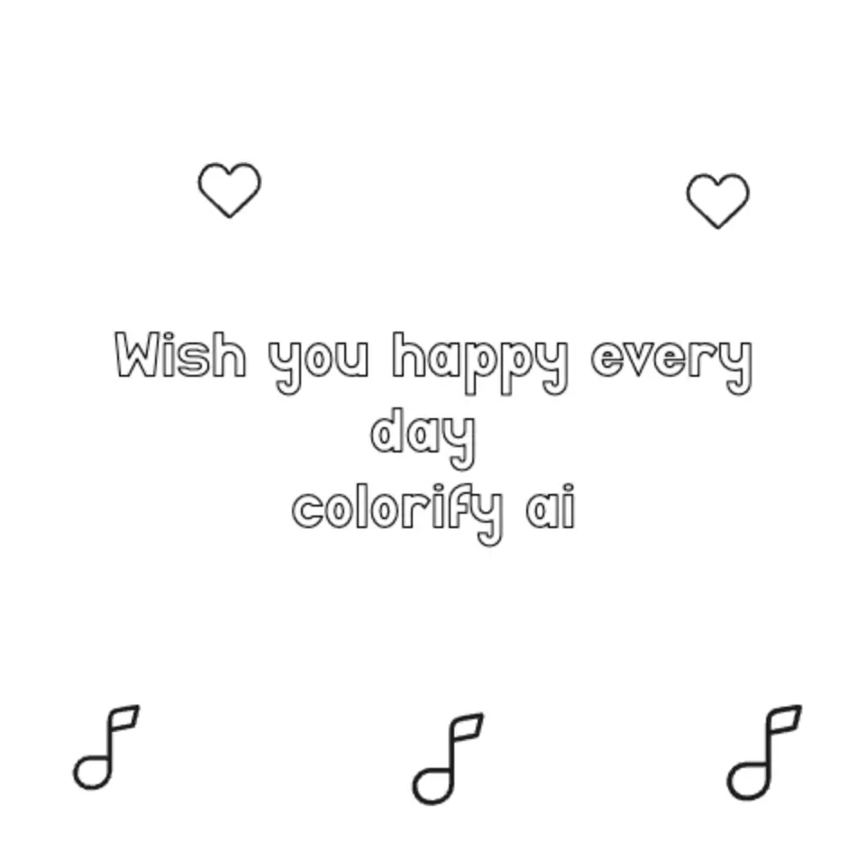 Página para colorear de letras personalizada con varios elementos pequeños