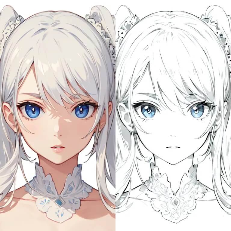 Turn your photo into coloring page