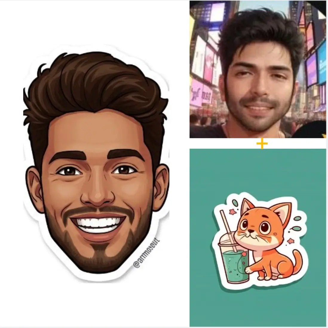 Turn Photo into Sticker with AI Style Transfer