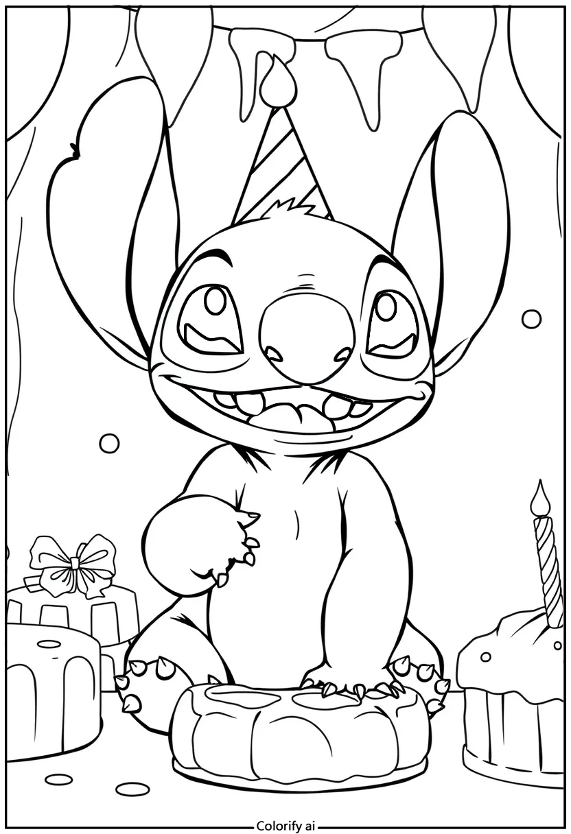 stitch coloring page