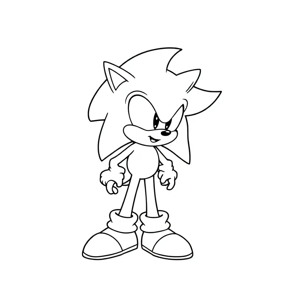 Sonic - minimalist style