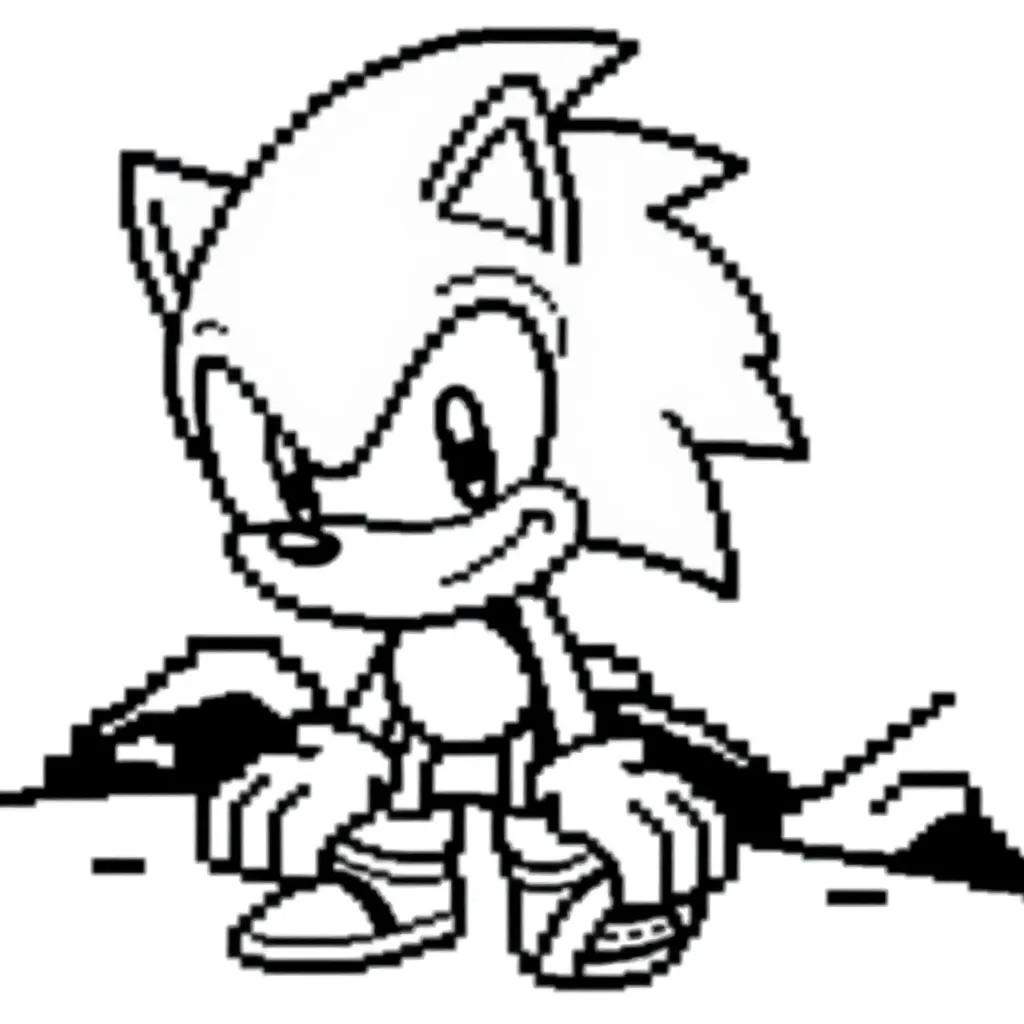 Sonic - pixel style