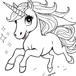 Create Free Unicorn Coloring Pages Printable – Unlimited