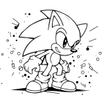 Free Sonic Coloring Pages – 7 Art Styles in 1 Second!