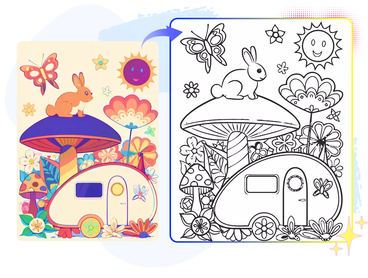 photo to coloring page generator