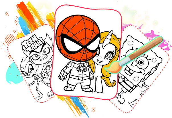 spiderman coloring page