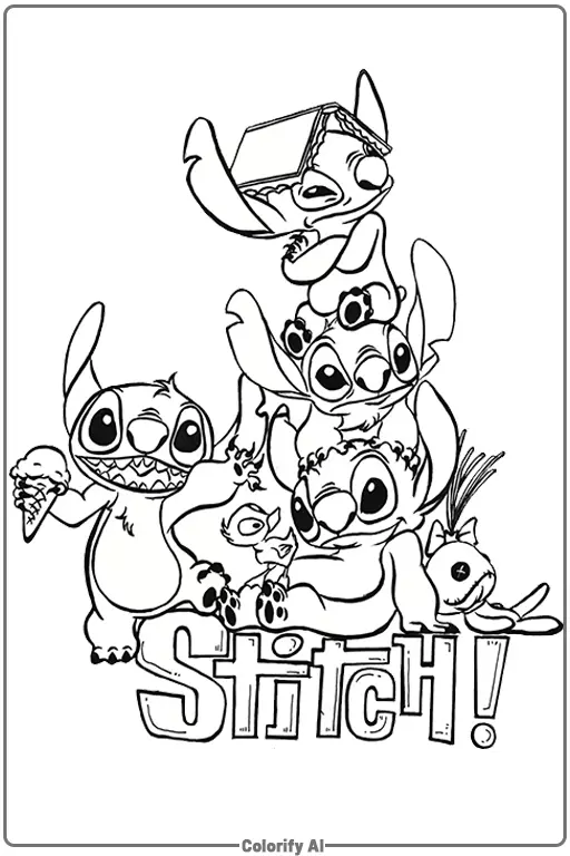 stitch family