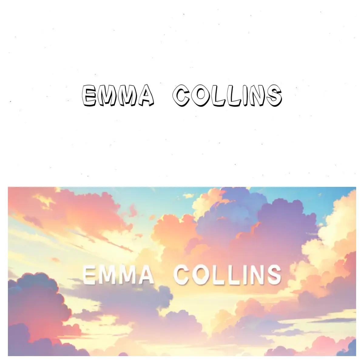 name greeting card