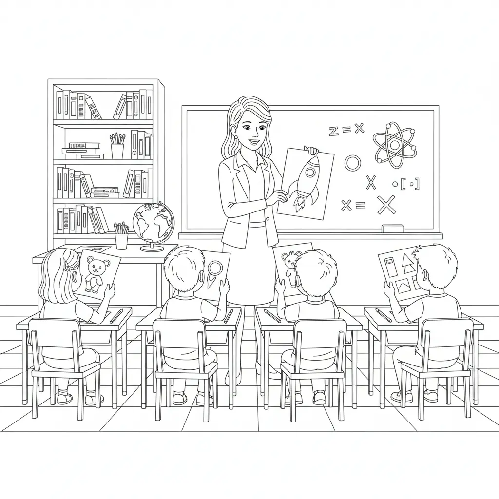 Printable Coloring Books for Education
