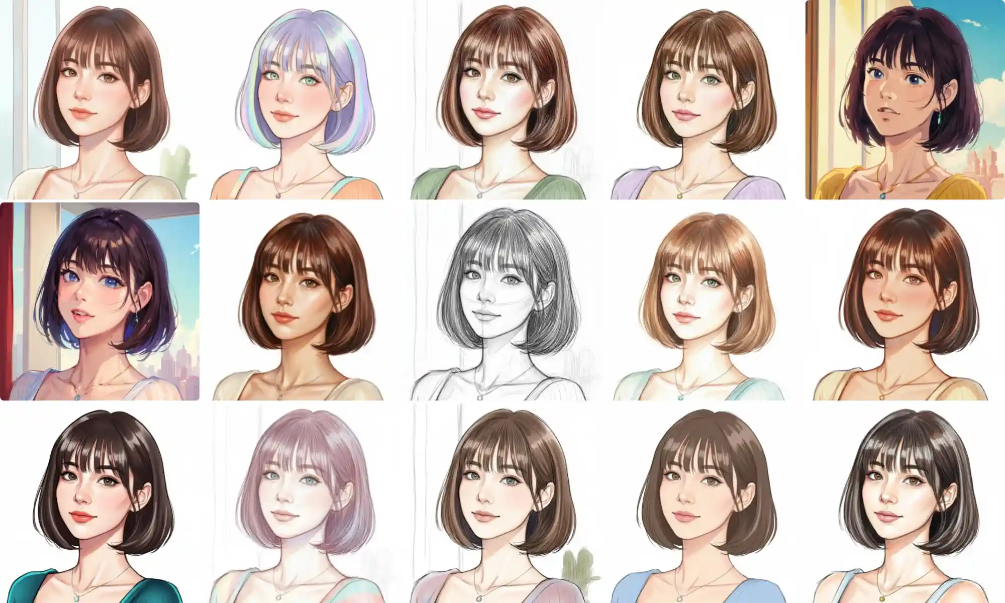 14 styles distincts pour des résultats uniques