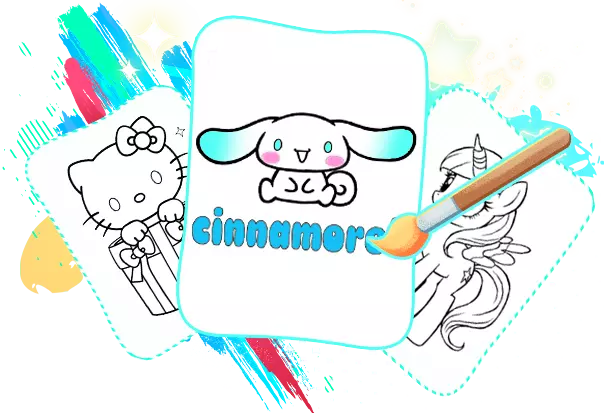 Cinnamoroll coloring pages