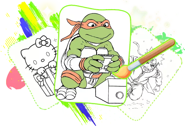 Ninja Turtles coloring pages