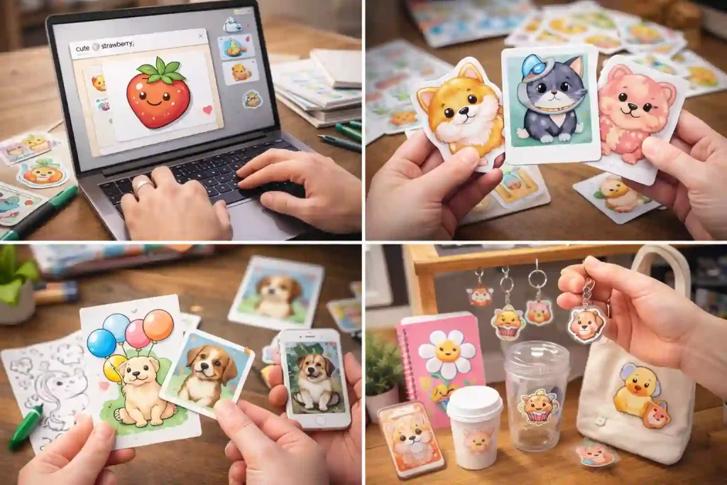 Create Kids and Everyday Stickers for Creative Projects