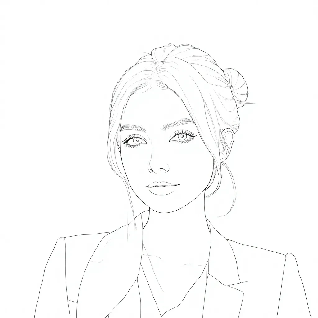 Dessin au trait après conversion