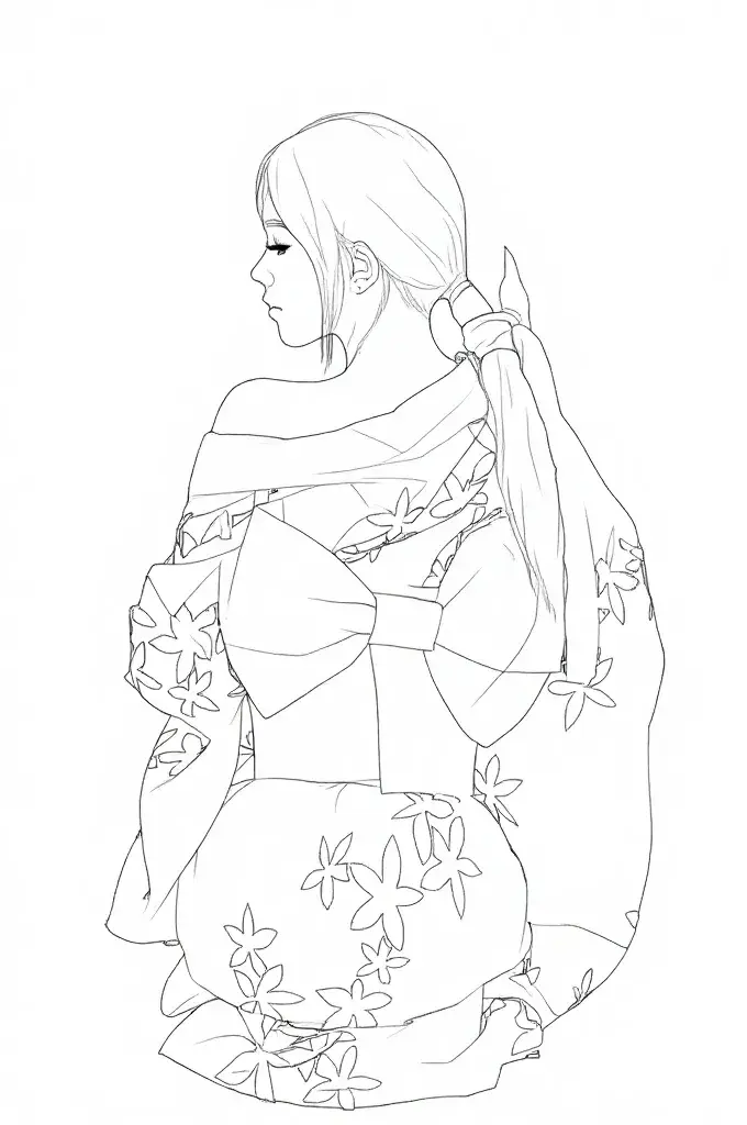 croquis sans arrière-plan