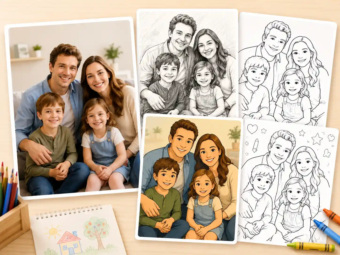 Instant Style Conversion for Personalized Art and Teaching Aids
