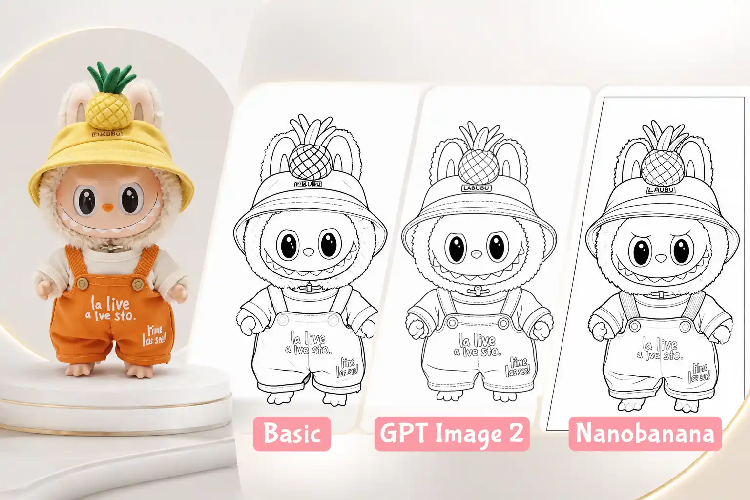Generate Coloring Pages in 4 Unique Styles