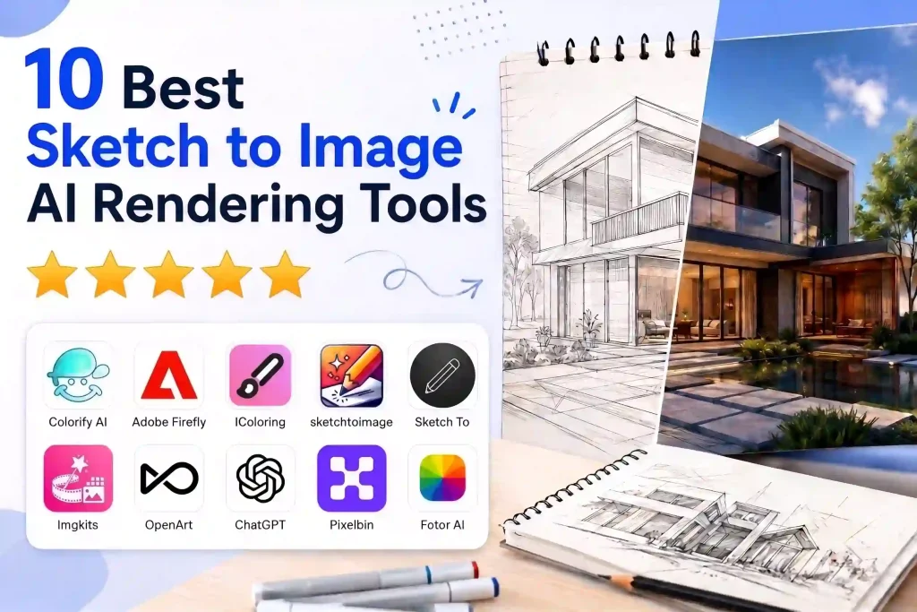 10 Best Sketch to Image AI Rendering Tools