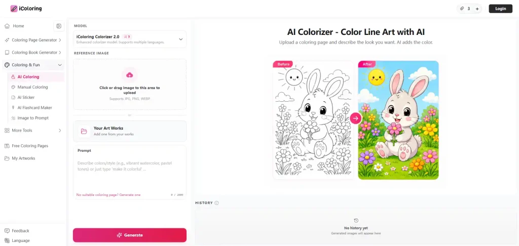 IColoring sketch to image playground