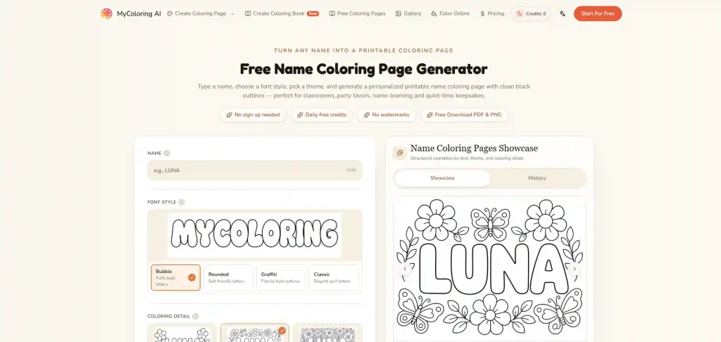 icoloring name coloring pages playground