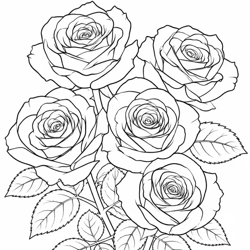 Photo to line art result generated with ColorifyAI