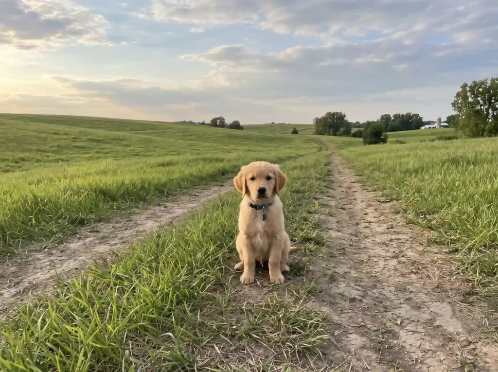 Small pet in the distance