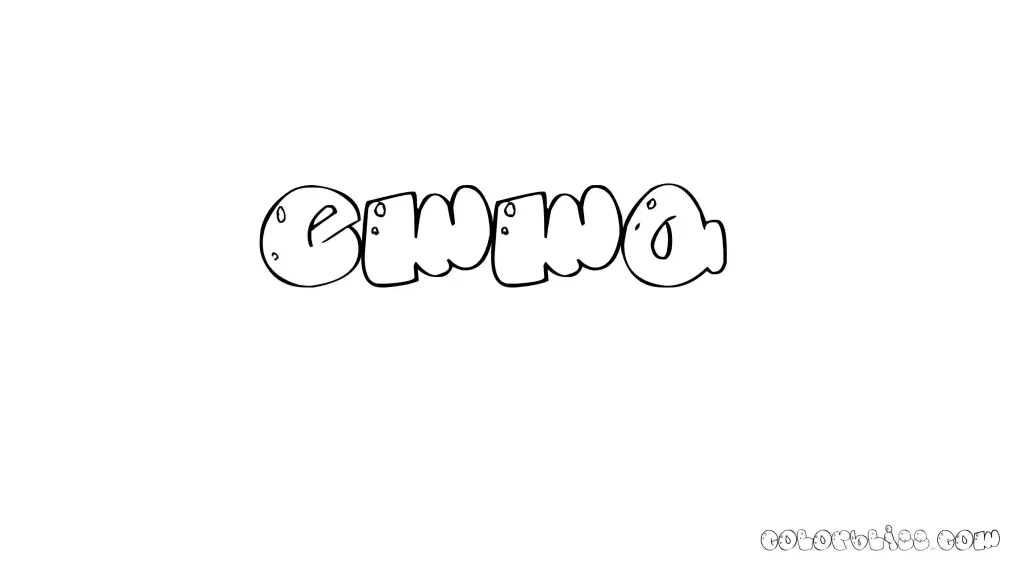 colorbliss name coloring page result